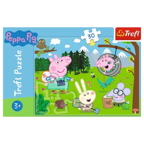 Puzzle - 30 - Leśna wyprawa - Świnka Peppa - Trefl 18245 Trefl Puzzle Puzzle - 30 - Leśna wyprawa - Świnka Peppa - Trefl 18245 Trefl Puzzle