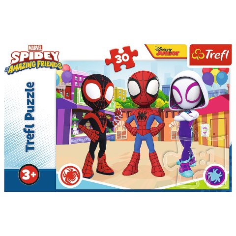 Puzzle - 30 - Przygody Spiday'a i przyjaciół - Trefl 18285 Trefl Puzzle Puzzle - 30 - Przygody Spiday'a i przyjaciół - Trefl 18285 Trefl Puzzle