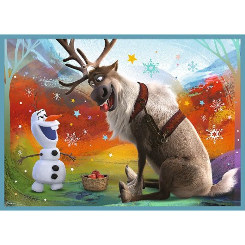 Puzzle - 4w1 (12, 15, 20, 24) - Niezwykły świat Frozen - Kraina Lodu - Trefl 34381 Trefl Puzzle Puzzle - 4w1 (12, 15, 20, 24) - Niezwykły świat Frozen - Kraina Lodu - Trefl 34381 Trefl Puzzle