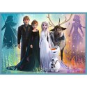 Puzzle - 4w1 (12, 15, 20, 24) - Niezwykły świat Frozen - Kraina Lodu - Trefl 34381 Trefl Puzzle