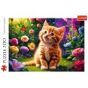 Puzzle - 500 - Uroczy kotek - Trefl 37525 Trefl Puzzle