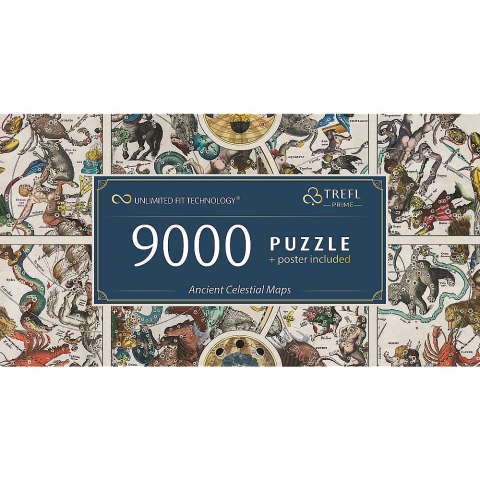 Puzzle - "9000 UFT" - Ancient Celestial Maps Trefl 81031 Trefl Puzzle Puzzle - "9000 UFT" - Ancient Celestial Maps Trefl 81031 Trefl Puzzle