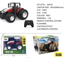 Traktor Czerwony R/C BestToys
