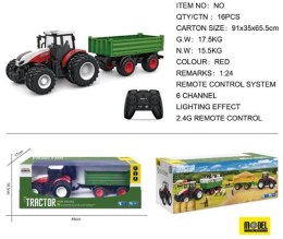 Traktor z przyczepą R/C BestToys