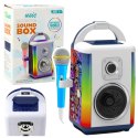 Zestaw Muzyczny Sound Box Mikrofon Głośnik Bluetooth MP3 Nagrywanie LED LEAN Toys