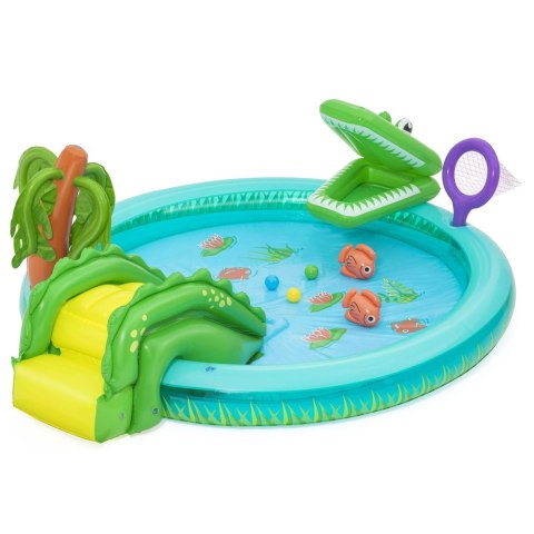 Dmuchany Plan Zabaw Krokodyl 224 x 181 x 72 cm Bestway 53166 Bestway Dmuchany Plan Zabaw Krokodyl 224 x 181 x 72 cm Bestway 53166 Bestway