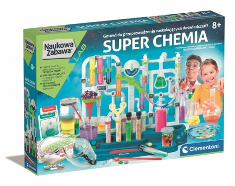 Naukowa Zabawa Super Chemia Język Polski Clementoni 50805 Clementoni Naukowa Zabawa Super Chemia Język Polski Clementoni 50805 Clementoni