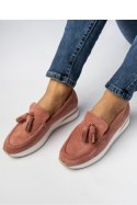 Damskie Mokasyny ? Różowe LIVIA PINK - Inello Inello