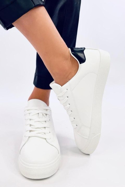 Sneakersy damskie MINAR BLACK - Inello Inello Sneakersy damskie MINAR BLACK - Inello Inello