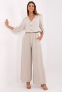 Spodnie Damskie Model MI-SP-2563.84 Beige - Italy Moda Italy Moda