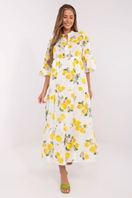 Sukienka Model MI-SK-260.73P Ecru - Italy Moda Italy Moda