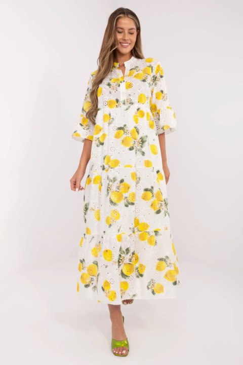 Sukienka Model MI-SK-260.73P Ecru - Italy Moda Italy Moda