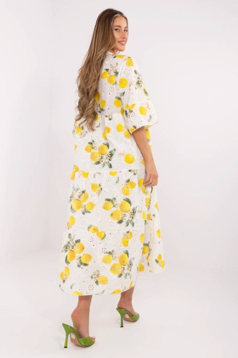 Sukienka Model MI-SK-260.73P Ecru - Italy Moda Italy Moda Sukienka Model MI-SK-260.73P Ecru - Italy Moda Italy Moda