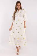 Sukienka model MI-SK-260-1.72P Ecru - Italy Moda Italy Moda