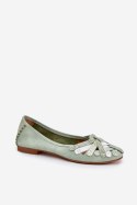 Baleriny Model Maciejka 01358-50 Mint - Step in style Step in style