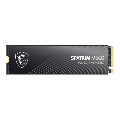 Dysk SSD MSI SPATIUM M560 1TB PCIe 5.0 NVMe 2.0 M.2 2280 (10200/8400 MB/s) 3D NAND MSI