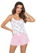 Piżama Damska Model Sheep Top Pink - Donna Donna