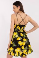 Sukienka Model MI-SK-22099.76 Black/Yellow - Italy Moda Italy Moda