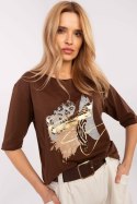 Bluzka Model CLM-BZ-0119.36 Brown - Factory Price Factory Price