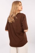 Bluzka Model CLM-BZ-0119.36 Brown - Factory Price Factory Price