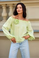 Bluzka Model Marisol LIM BLU0211 Limonka - Roco Fashion Roco Fashion