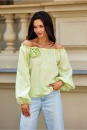 Bluzka Model Marisol LIM BLU0211 Limonka - Roco Fashion Roco Fashion