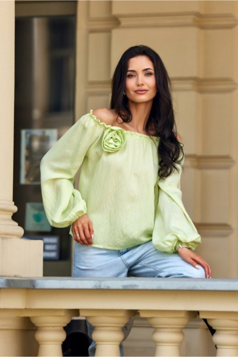 Bluzka Model Marisol LIM BLU0211 Limonka - Roco Fashion Roco Fashion Bluzka Model Marisol LIM BLU0211 Limonka - Roco Fashion Roco Fashion