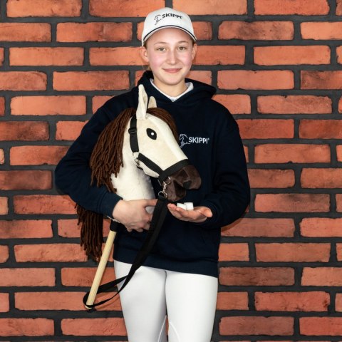 Hobby Horse Skippi A3 - Biszkopt - Jasny beż i brąz - kantar i wodze Hobby Horse Skippi A3 - Biszkopt - Jasny beż i brąz - kantar i wodze