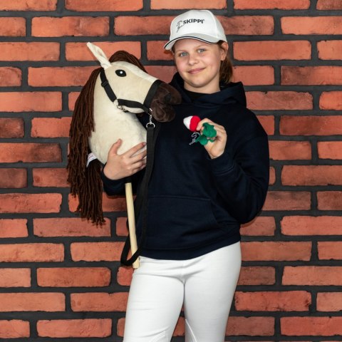 Hobby Horse Skippi A3 - Biszkopt - Jasny beż i brąz - kantar i wodze Hobby Horse Skippi A3 - Biszkopt - Jasny beż i brąz - kantar i wodze