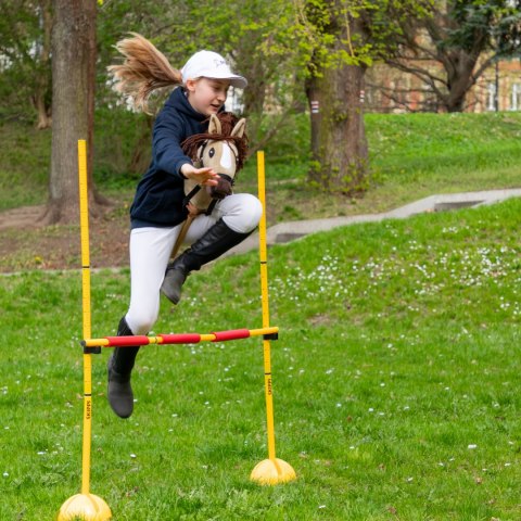 Hobby Horse Skippi A3 - Karmel - Beżowy - kantar i wodze w zestawie Hobby Horse Skippi A3 - Karmel - Beżowy - kantar i wodze w zestawie