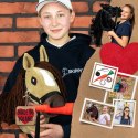 Hobby Horse Skippi A3 - Karmel - Beżowy - kantar i wodze w zestawie Hobby Horse Skippi A3 - Karmel - Beżowy - kantar i wodze w zestawie