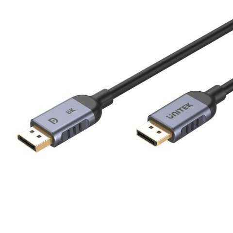 Kabel DisplayPort 1.4 Unitek C1628GY01-2M, 8K@60Hz, 4K@240Hz, 2m Unitek
