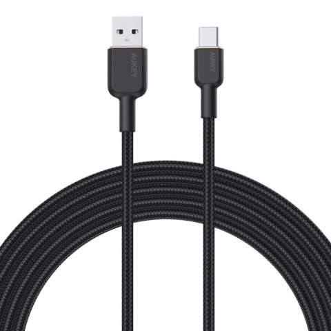 Kabel USB Aukey CB-NAC2 BK USB-A - USB-C, PD 60W, 1,8m Aukey Kabel USB Aukey CB-NAC2 BK USB-A - USB-C, PD 60W, 1,8m Aukey