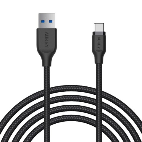 Kabel USB-C Aukey CB-AC2 BK USB-A - USB-C 5Gbps, QC 3.0, 2m Aukey