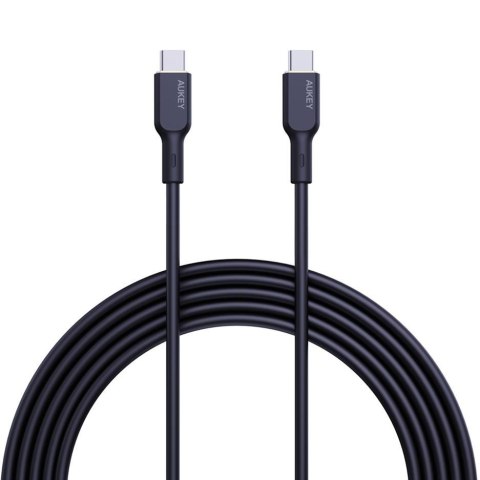 Kabel USB-C Aukey CB-SCC102 BK 2.0, PD, 100W, silikon, 1,8m Aukey