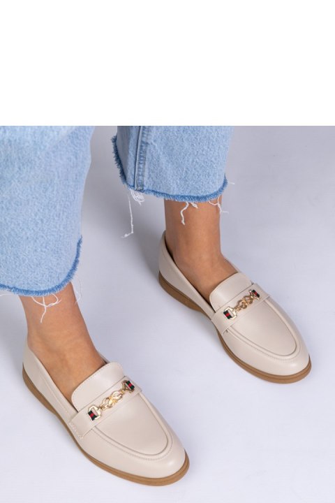 Mokasyny Model Feola GO-3C Beige - PRIMO PRIMO Mokasyny Model Feola GO-3C Beige - PRIMO PRIMO