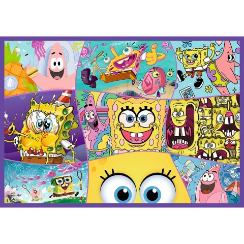 Puzzle - 4x250 - Szalony świat Sponge Boba - Trefl 13342 Trefl Puzzle Puzzle - 4x250 - Szalony świat Sponge Boba - Trefl 13342 Trefl Puzzle