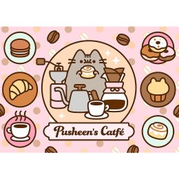 Puzzle - 500 - Pusheen w kawiarni - Trefl 37528 Trefl Puzzle