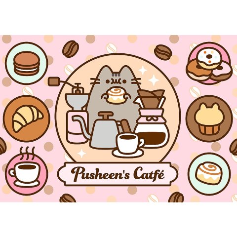 Puzzle - 500 - Pusheen w kawiarni - Trefl 37528 Trefl Puzzle Puzzle - 500 - Pusheen w kawiarni - Trefl 37528 Trefl Puzzle