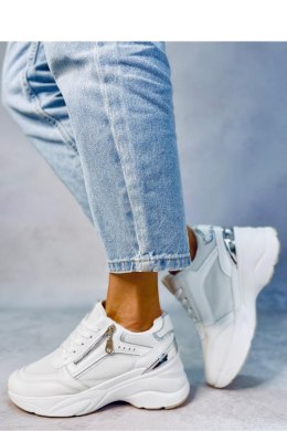 Sneakersy na koturnie MCBRIDE WHITE - Inello Inello