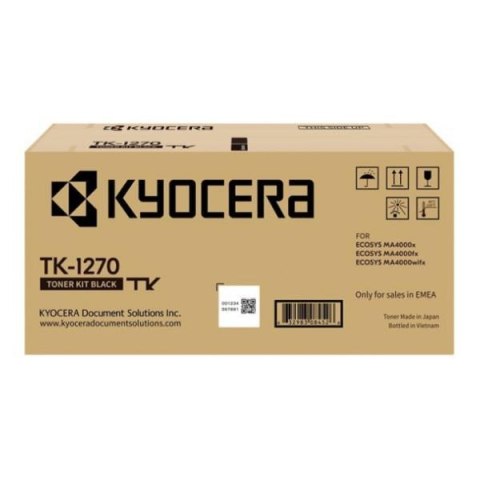 Toner Kyocera TK-1270 Black 10000str. (1T0C140NL0) Kyocera Toner Kyocera TK-1270 Black 10000str. (1T0C140NL0) Kyocera