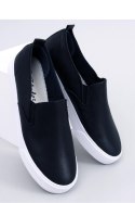 Trampki damskie slip-on DIAZ BLACK - Inello Inello