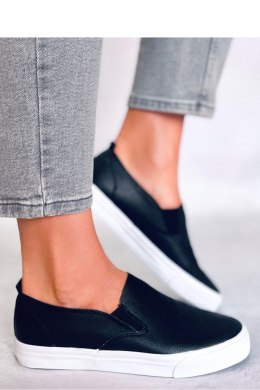 Trampki damskie slip-on DIAZ BLACK - Inello Inello