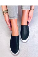 Trampki damskie slip-on DIAZ BLACK - Inello Inello