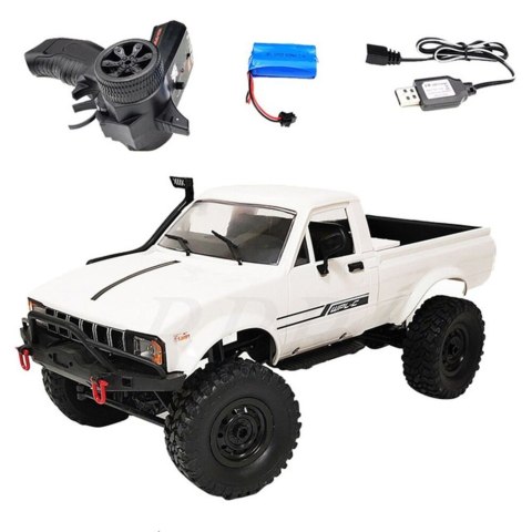 Auto 4x4 terenowe RC Zdalnie Sterowane 1:16 Białe LEAN Toys Auto 4x4 terenowe RC Zdalnie Sterowane 1:16 Białe LEAN Toys
