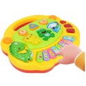Pianinko Muzyczne Intarktywne Dla Dzieci Dźwięki Zwierząt Melodie LEAN Toys