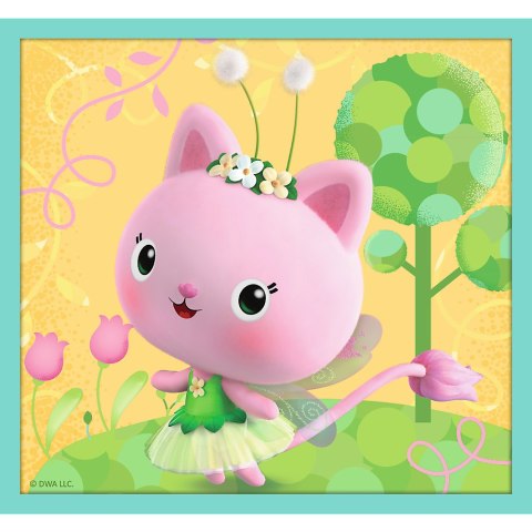 Puzzle - 10w1 - W świecie Gabi - Koci Domek Gabi - Trefl 96003 Trefl Puzzle Puzzle - 10w1 - W świecie Gabi - Koci Domek Gabi - Trefl 96003 Trefl Puzzle