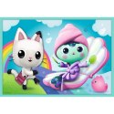 Puzzle - 10w1 - W świecie Gabi - Koci Domek Gabi - Trefl 96003 Trefl Puzzle