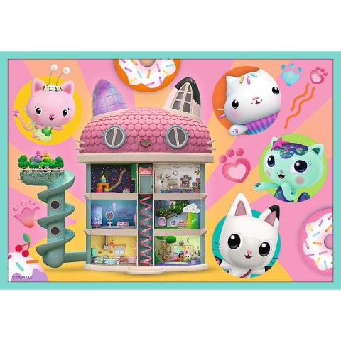 Puzzle - 10w1 - W świecie Gabi - Koci Domek Gabi - Trefl 96003 Trefl Puzzle Puzzle - 10w1 - W świecie Gabi - Koci Domek Gabi - Trefl 96003 Trefl Puzzle