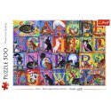 Puzzle - 500 - Koci alfabet - Trefl 37527 Trefl Puzzle